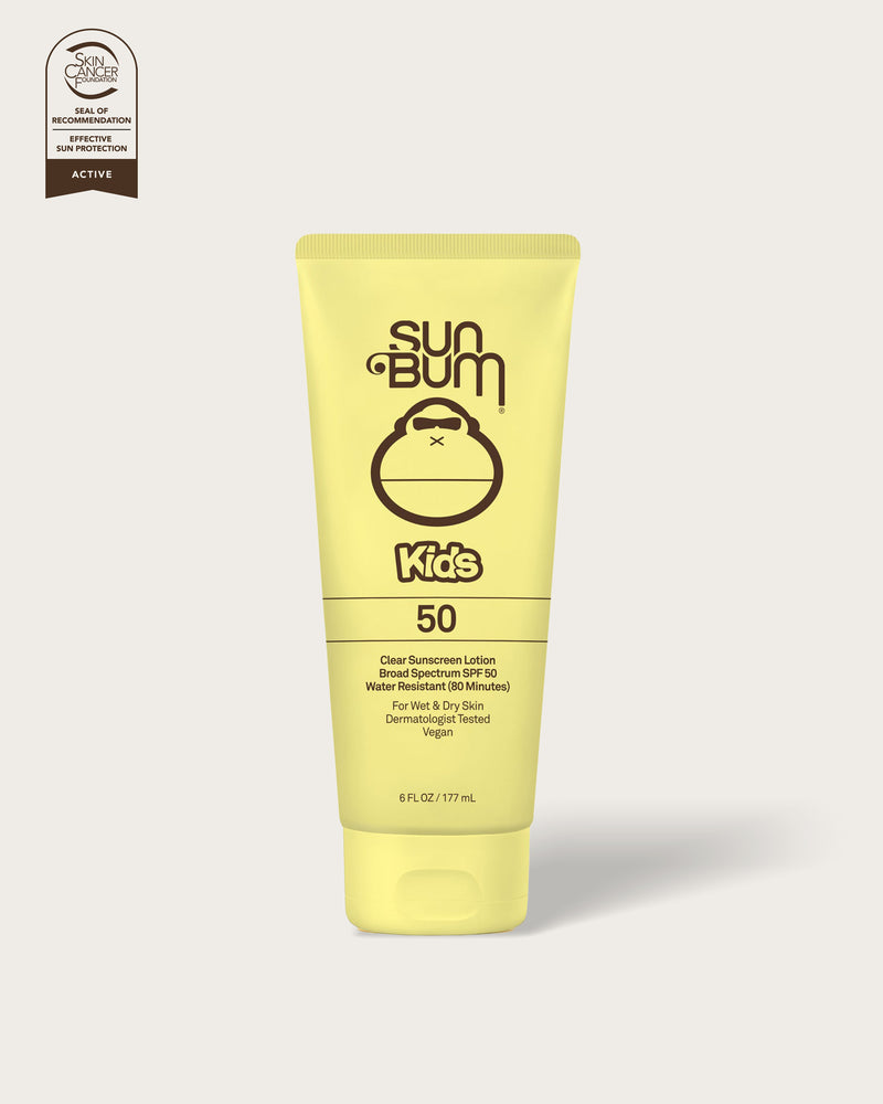 Sun Bum Kids SPF 50 Clear Sunscreen Lotion bottle front view