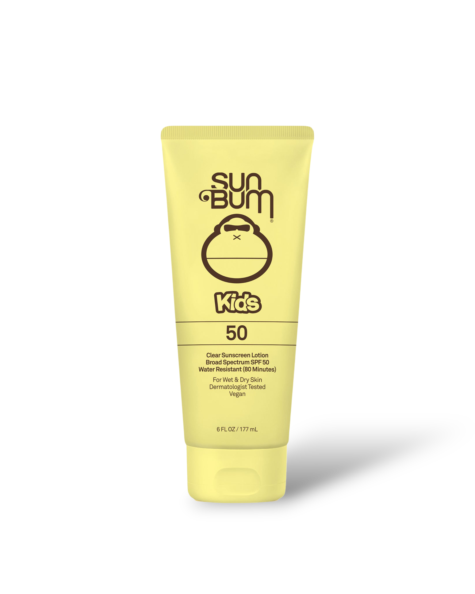 Sun Bum Kids SPF 50 Clear Sunscreen Lotion bottle front view