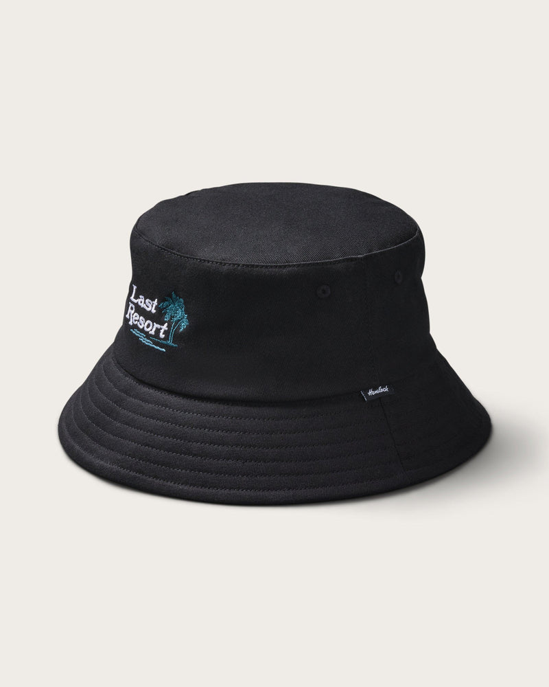 Hemlock Last Resort Cotton Bucket Hat in Black