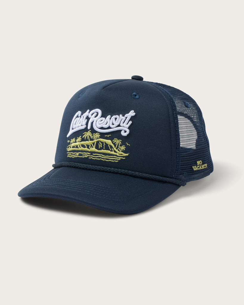 Last Resort Foam Trucker | Navy Blue – Hemlock Hat Co.