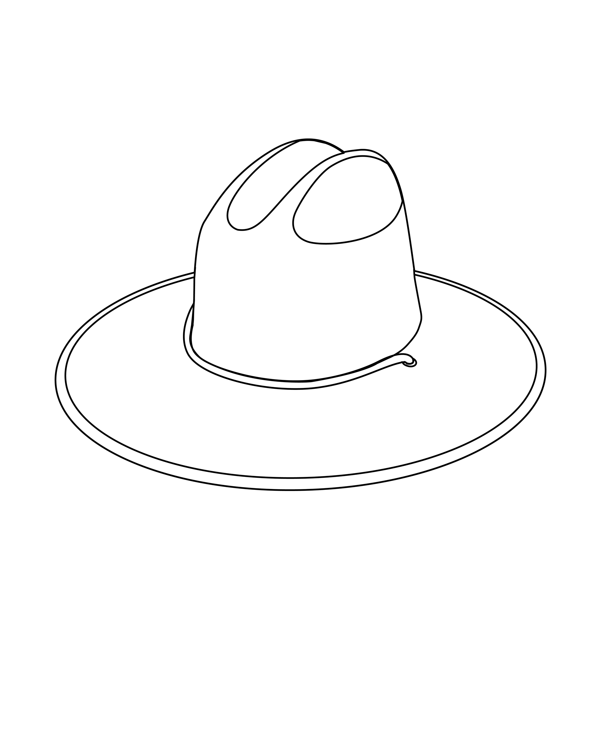 lifeguard hat layout