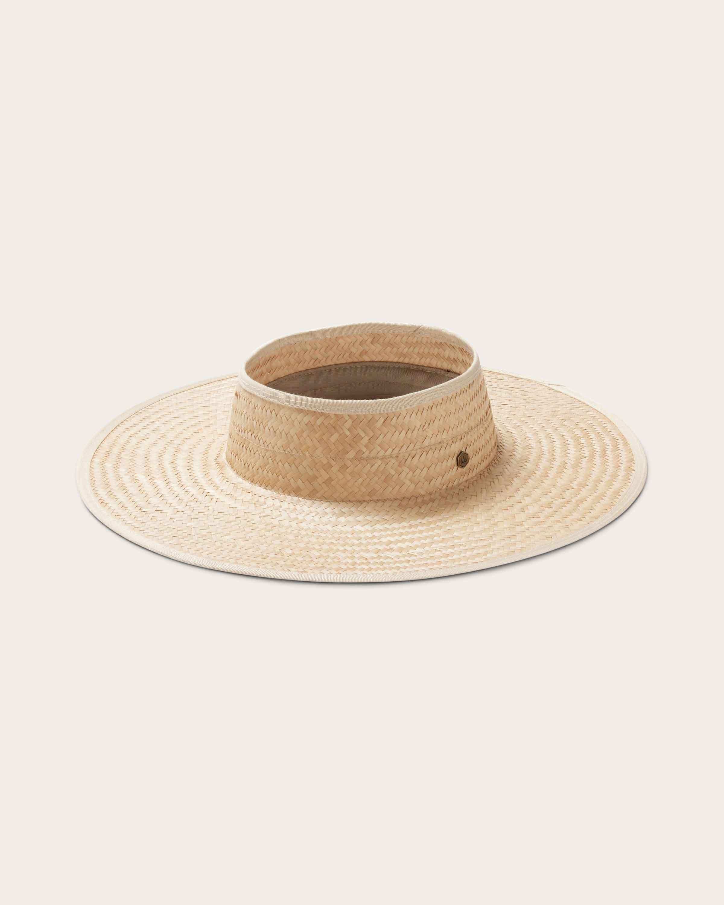 Hemlock Lucia Straw Visor in Natural