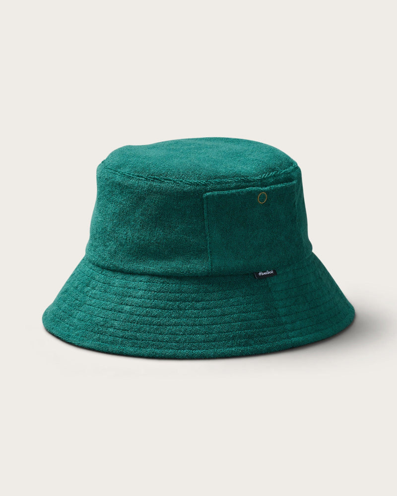Hemlock Marina Terry Bucket Hat in Emerald
