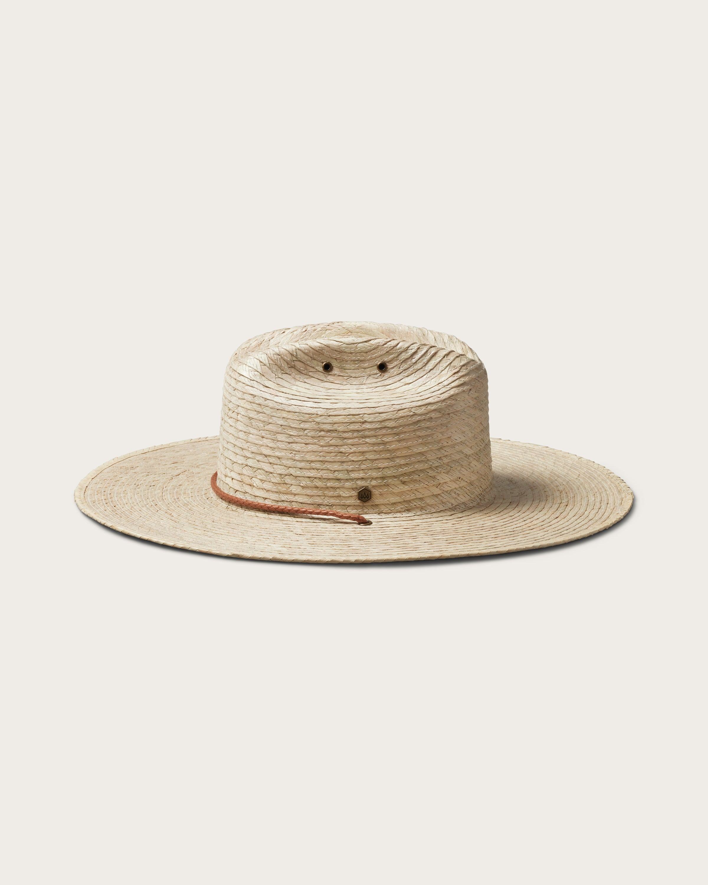 Hemlock Monterrey Straw Lifeguard Hat in Natural side view