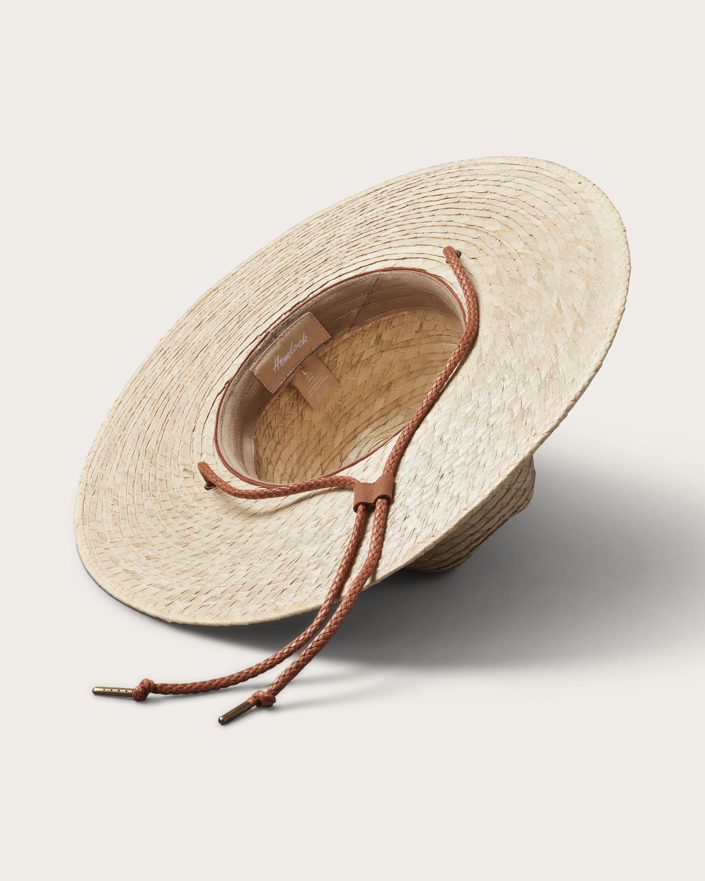 Hemlock Monterrey Straw Lifeguard Hat in Natural detailed view