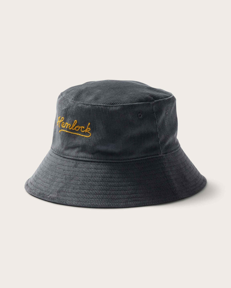 Hemlock Newport Corduroy Bucket Hat in Dusty Blue