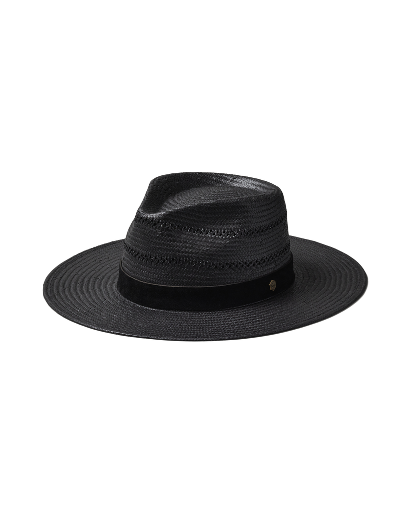 Nova Fedora in Onyx – Hemlock Hat Co.
