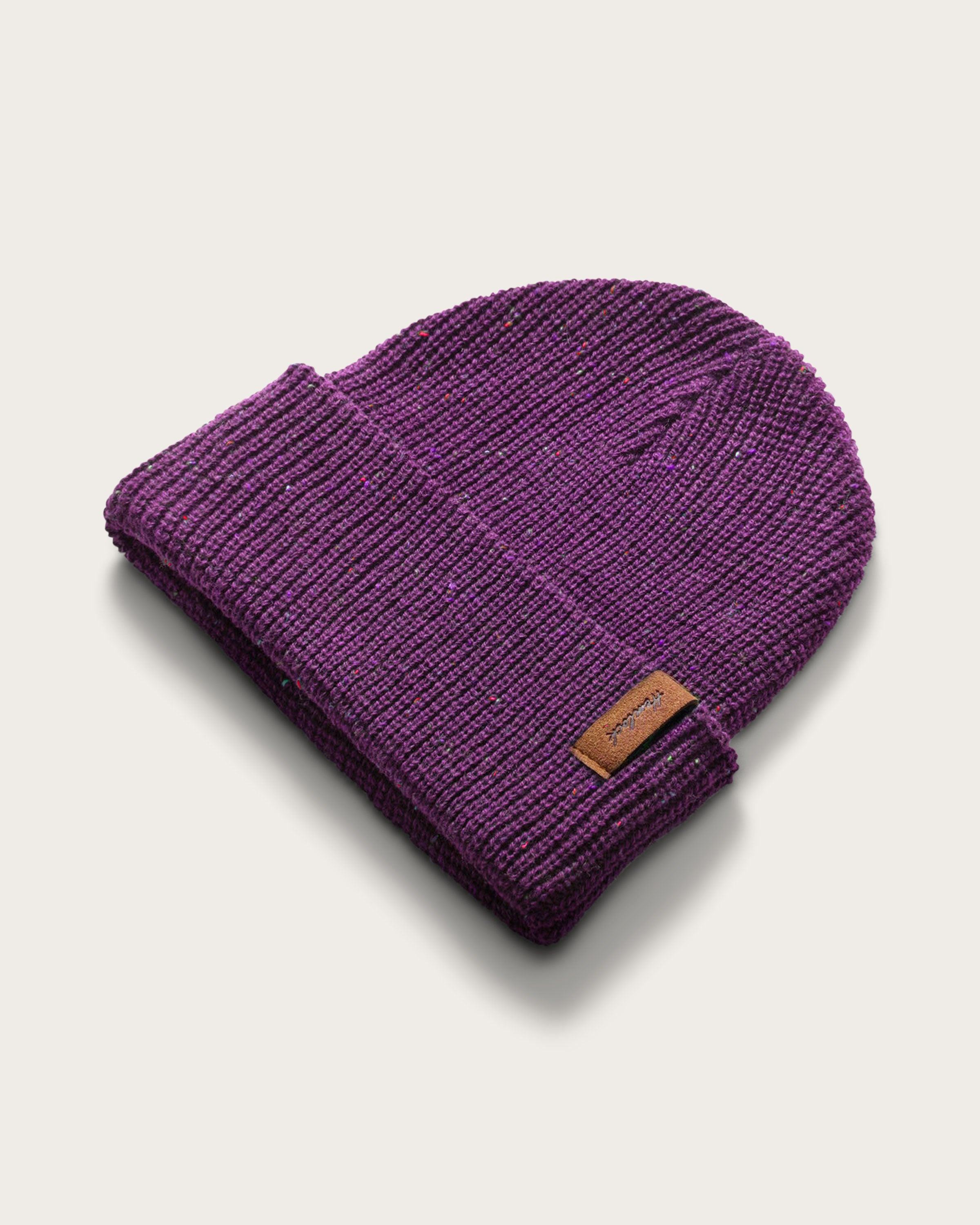 Baby Ranger Beanie in Purple Fleck - undefined - Hemlock Hat Co. Beanies - Baby