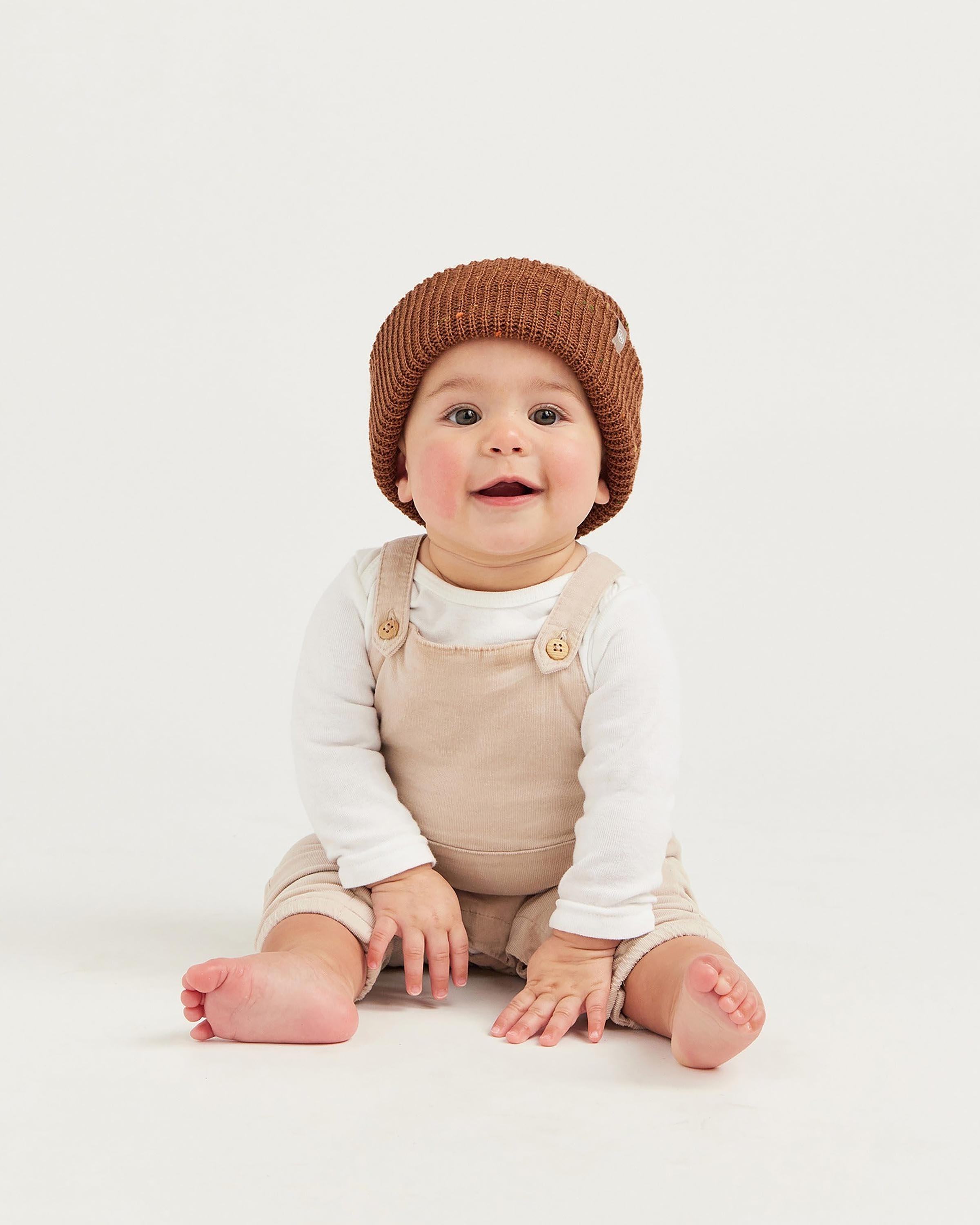 Baby Ranger Beanie in Camel Fleck - undefined - Hemlock Hat Co. Beanies - Baby