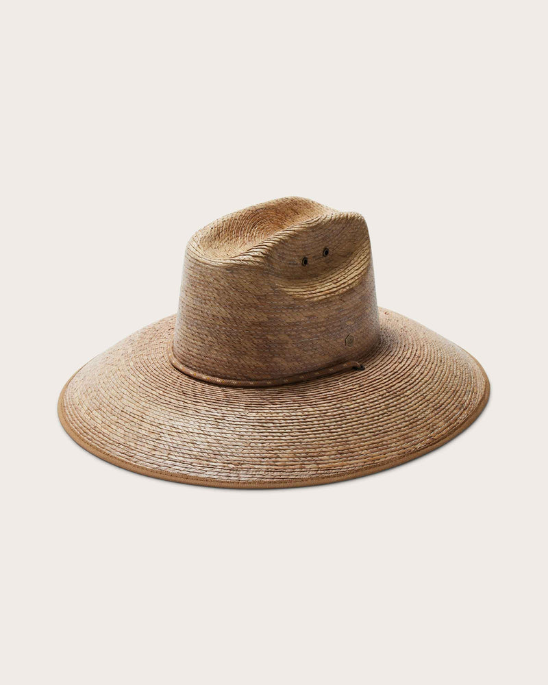 Hemlock Santos Straw Lifeguard Hat in Toast