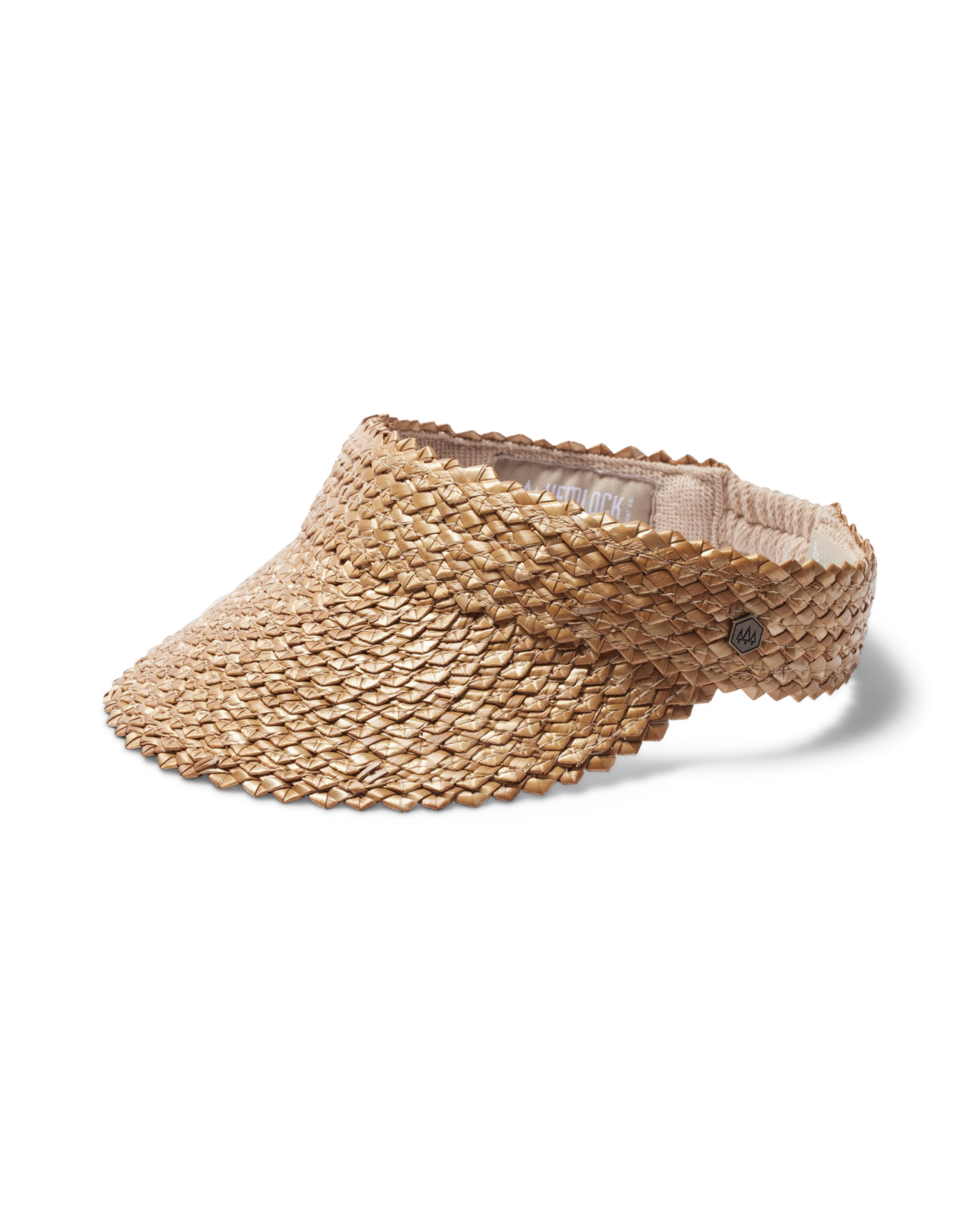 Capri Visor in Honeycomb - Big Kids - side view - Hemlock Hat Co. Visors - Big Kids