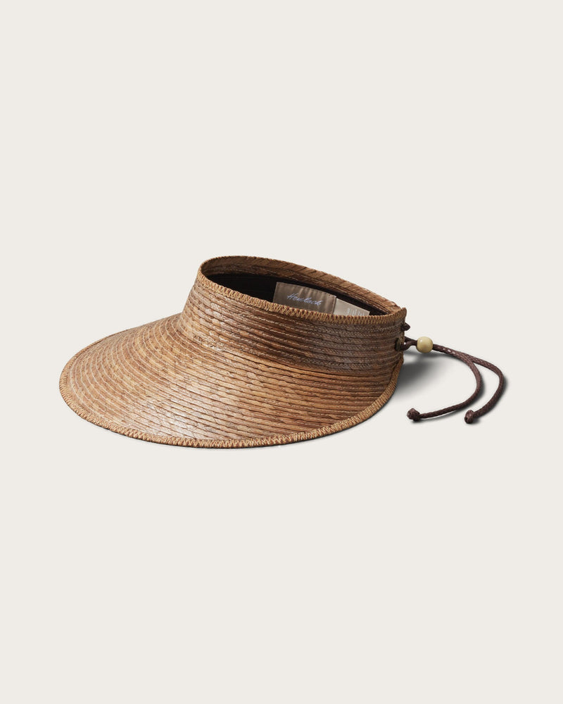 Hemlock Sierra Straw Visor in Toast