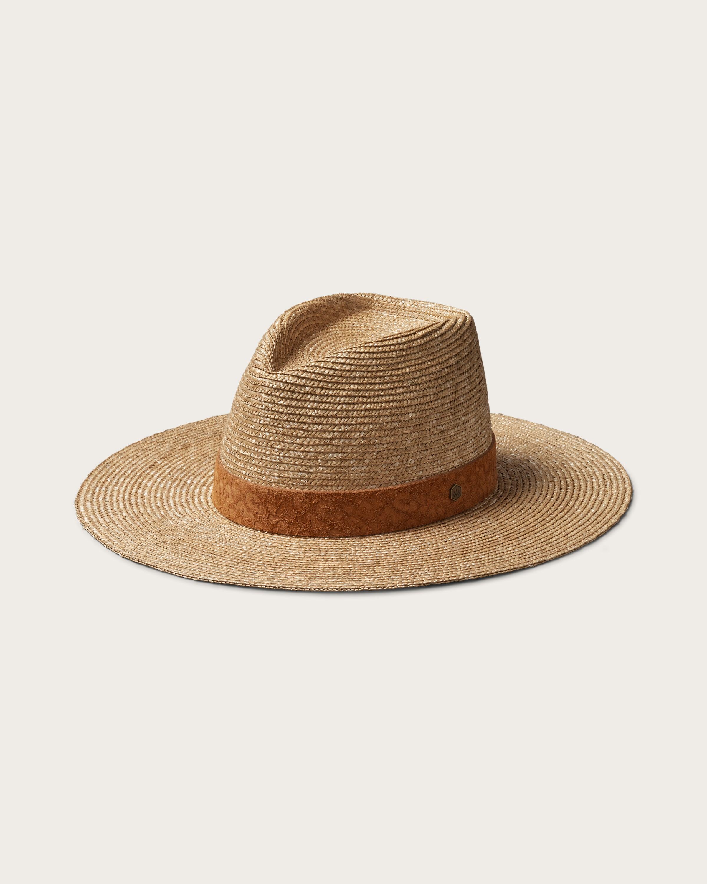 Hemlock Sloan Straw Fedora in Honeycomb color