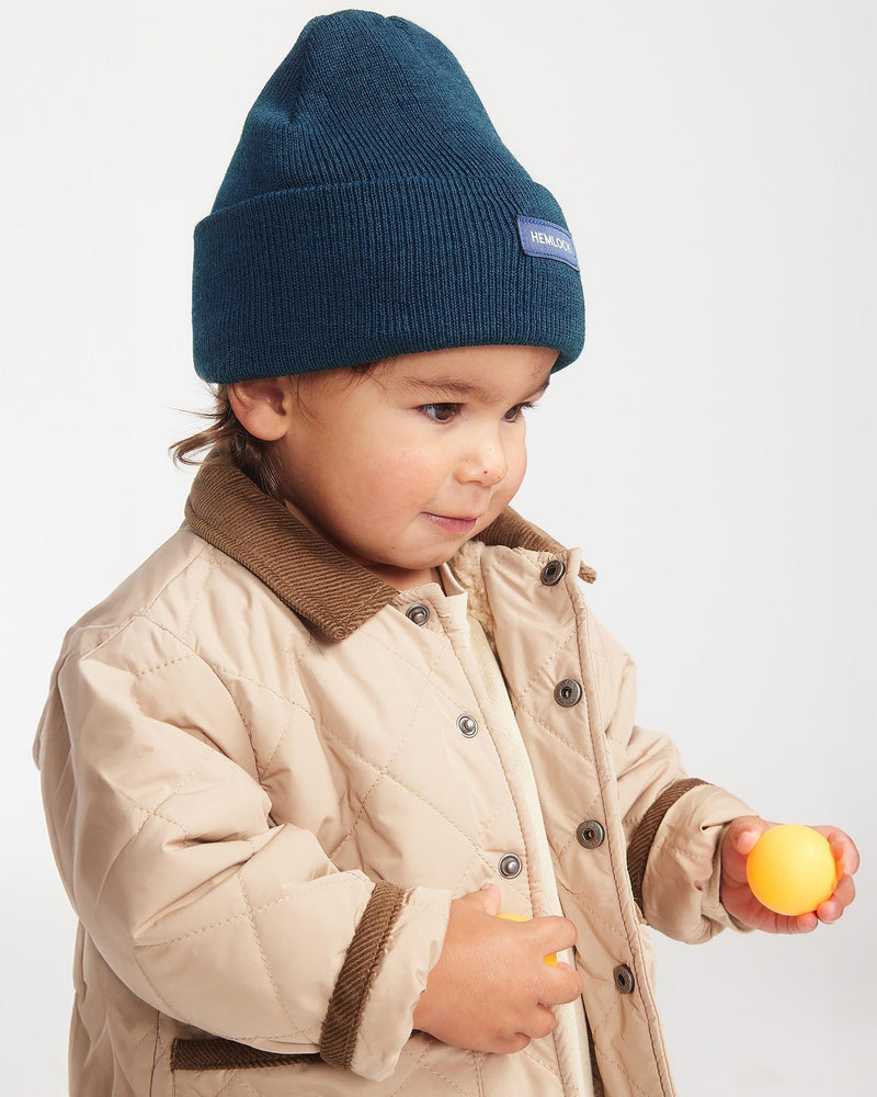 Kids Beacon Beanie in Marine - undefined - Hemlock Hat Co. Beanies - Kids