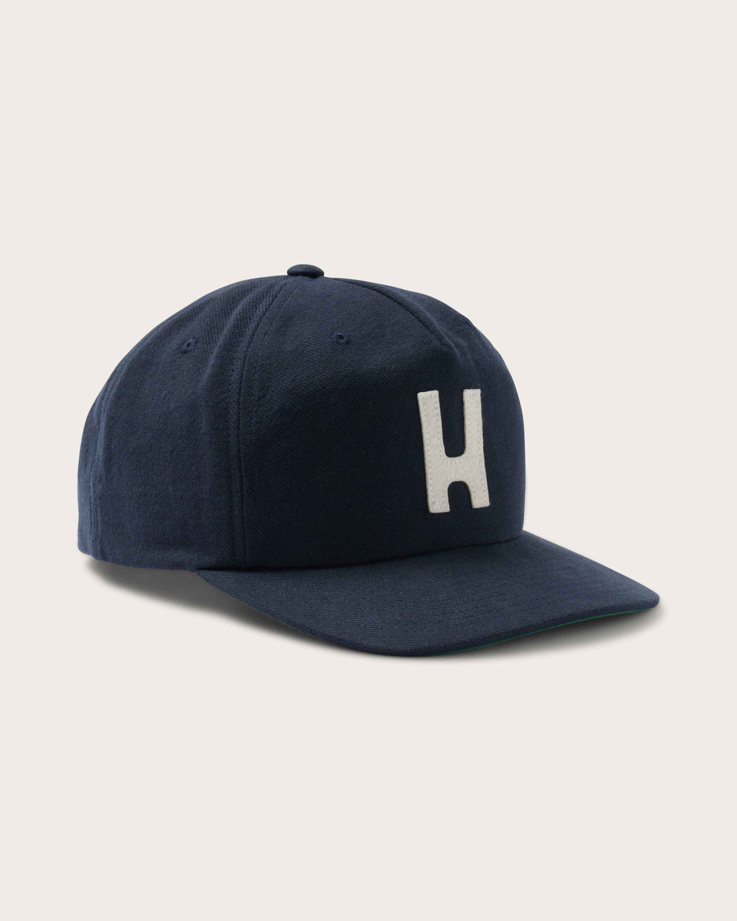 Hemlock Thomas Baseball Hat in Navy side view