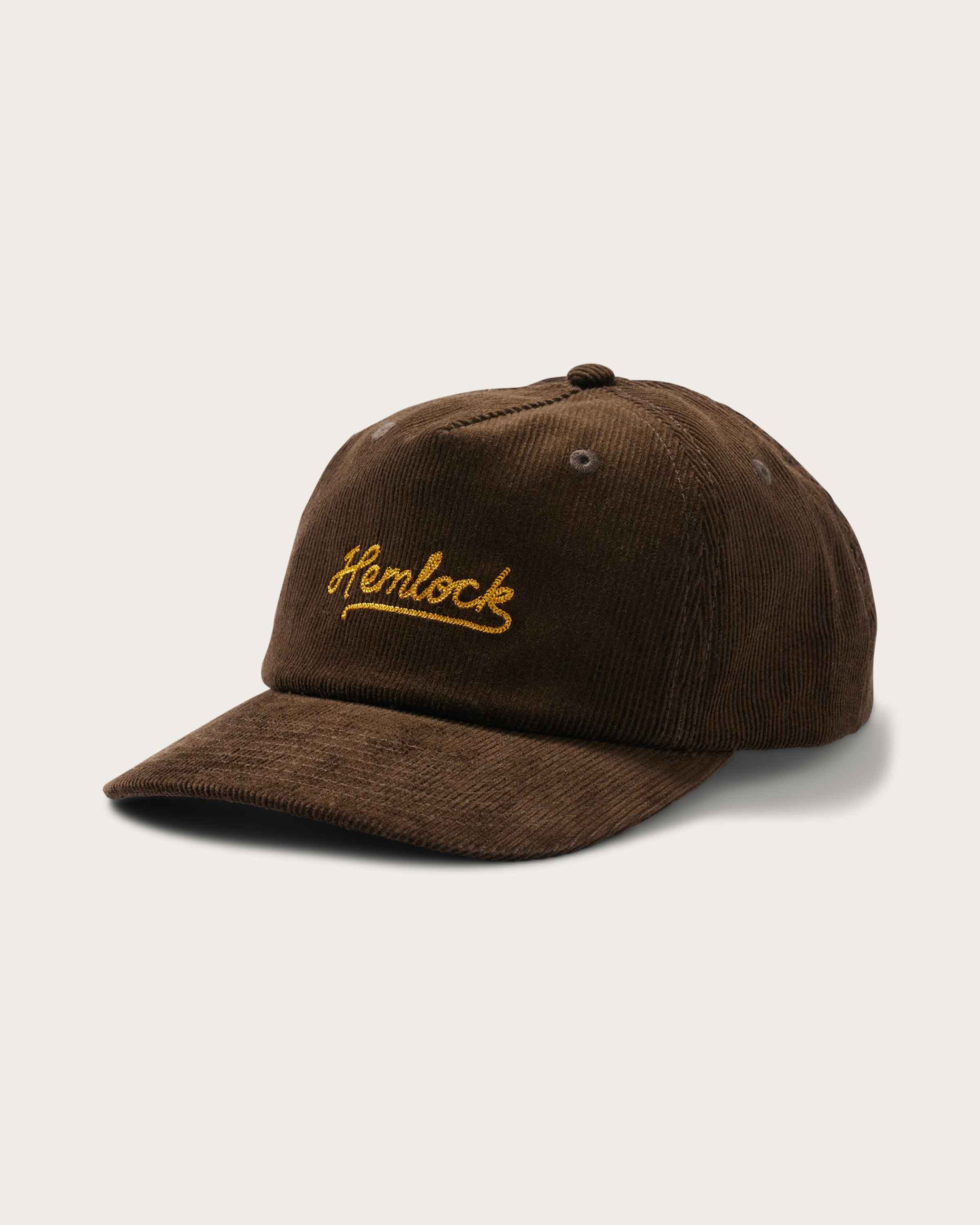 Wesley 5 Panel Hat in Mocha - undefined - Hemlock Hat Co. Ball Caps