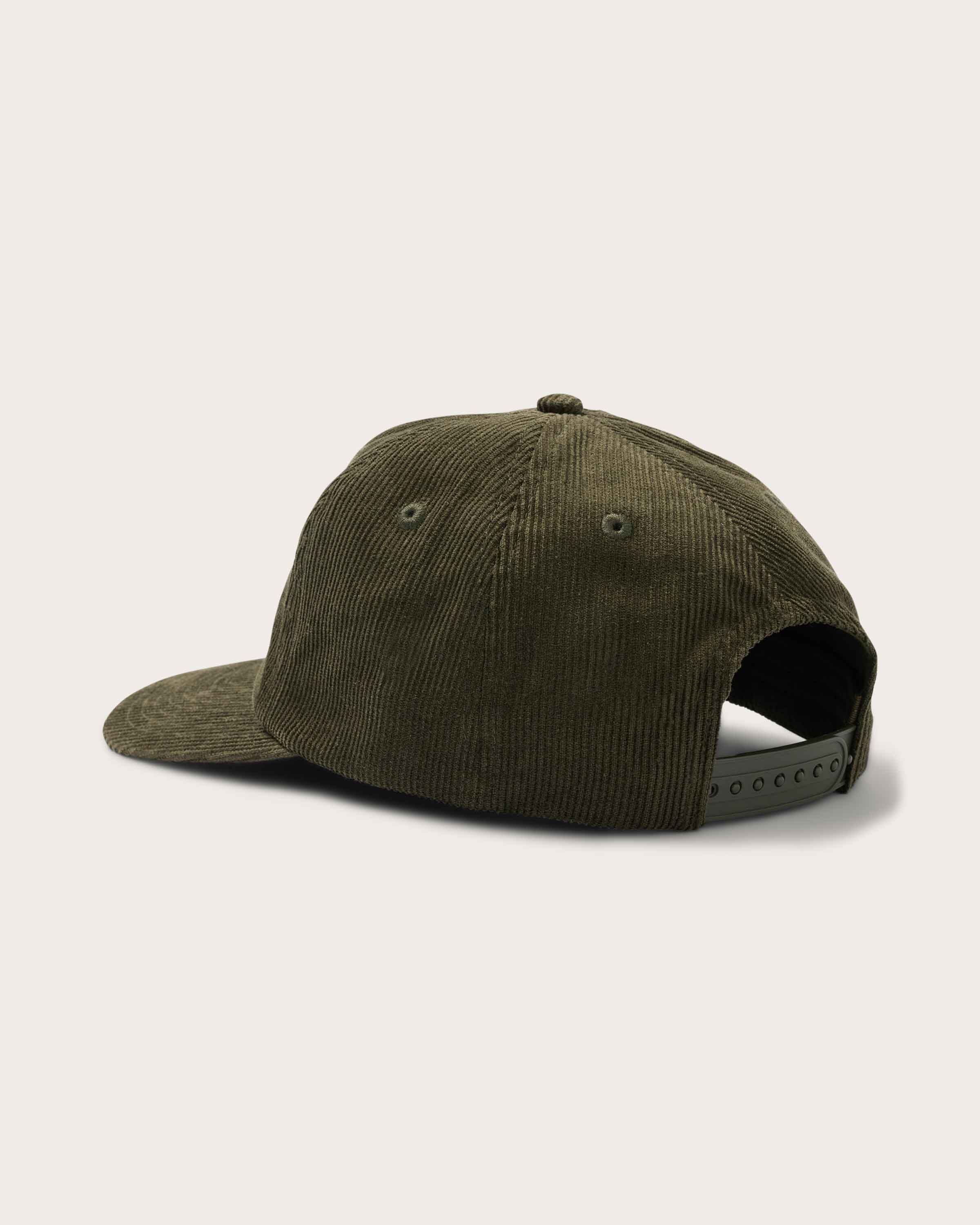 Wesley 5 Panel Hat in Olive - undefined - Hemlock Hat Co. Ball Caps