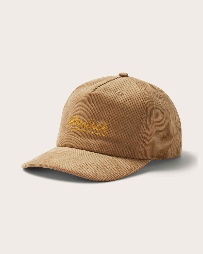 Wesley 5 Panel Hat in Spice - undefined - Hemlock Hat Co. Ball Caps