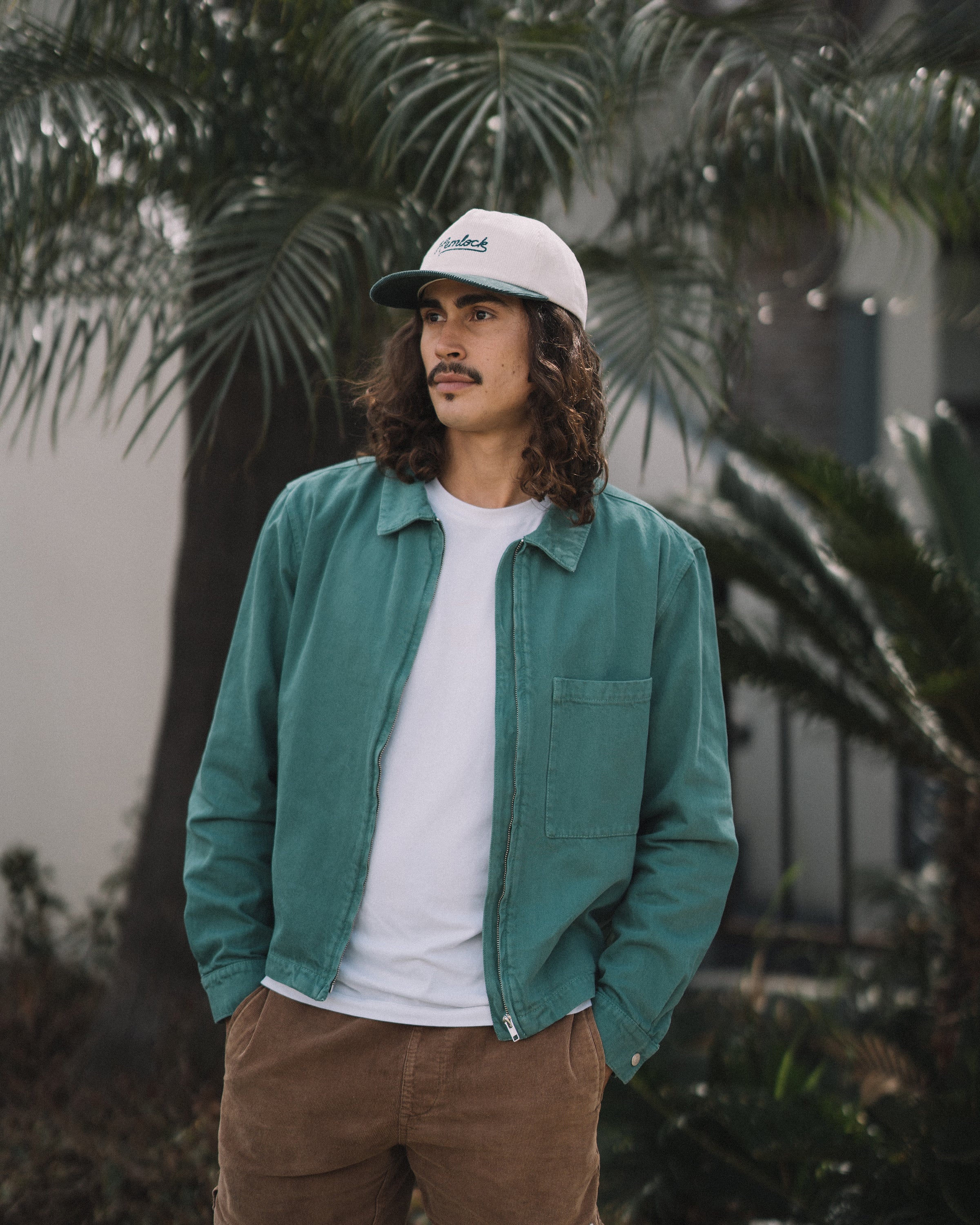 Wesley 5 Panel in Emerald – Hemlock Hat Co.