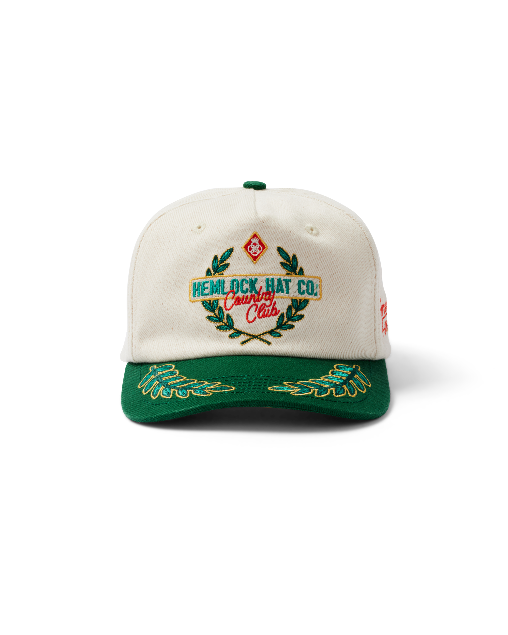 Hemlock Fairway baseball hat in emerald front patch