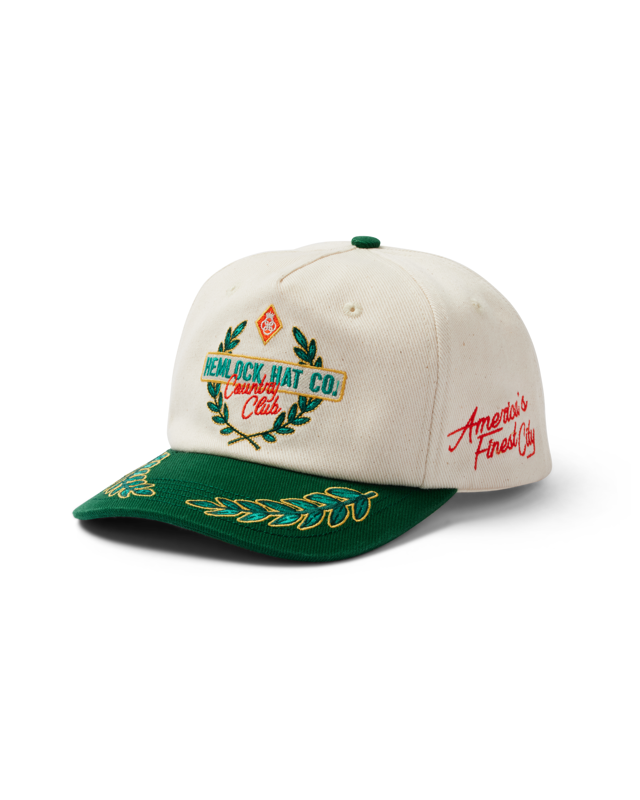 Hemlock Fairway baseball hat in emerald 