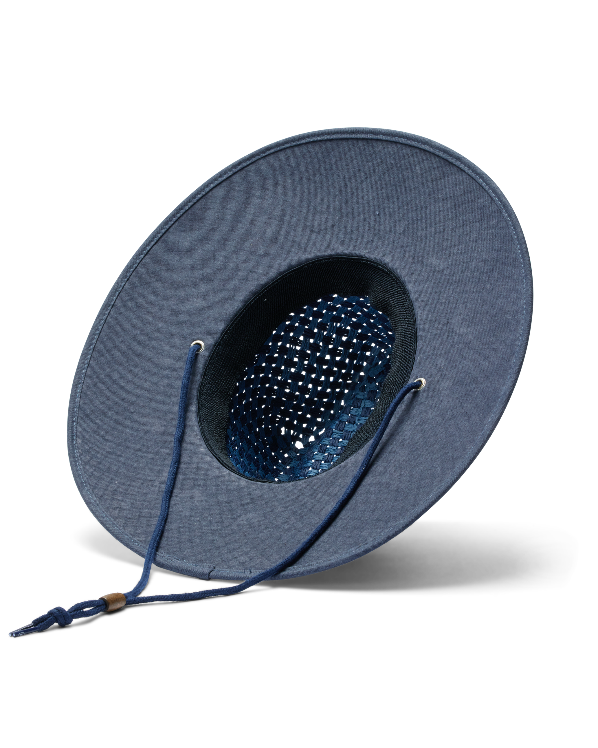 Hemlock Lana Paper Straw Lifeguard Hat bottom view