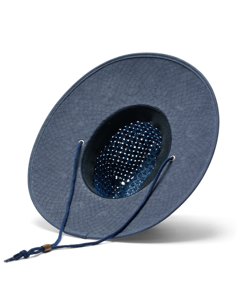 Hemlock Lana Paper Straw Lifeguard Hat bottom view