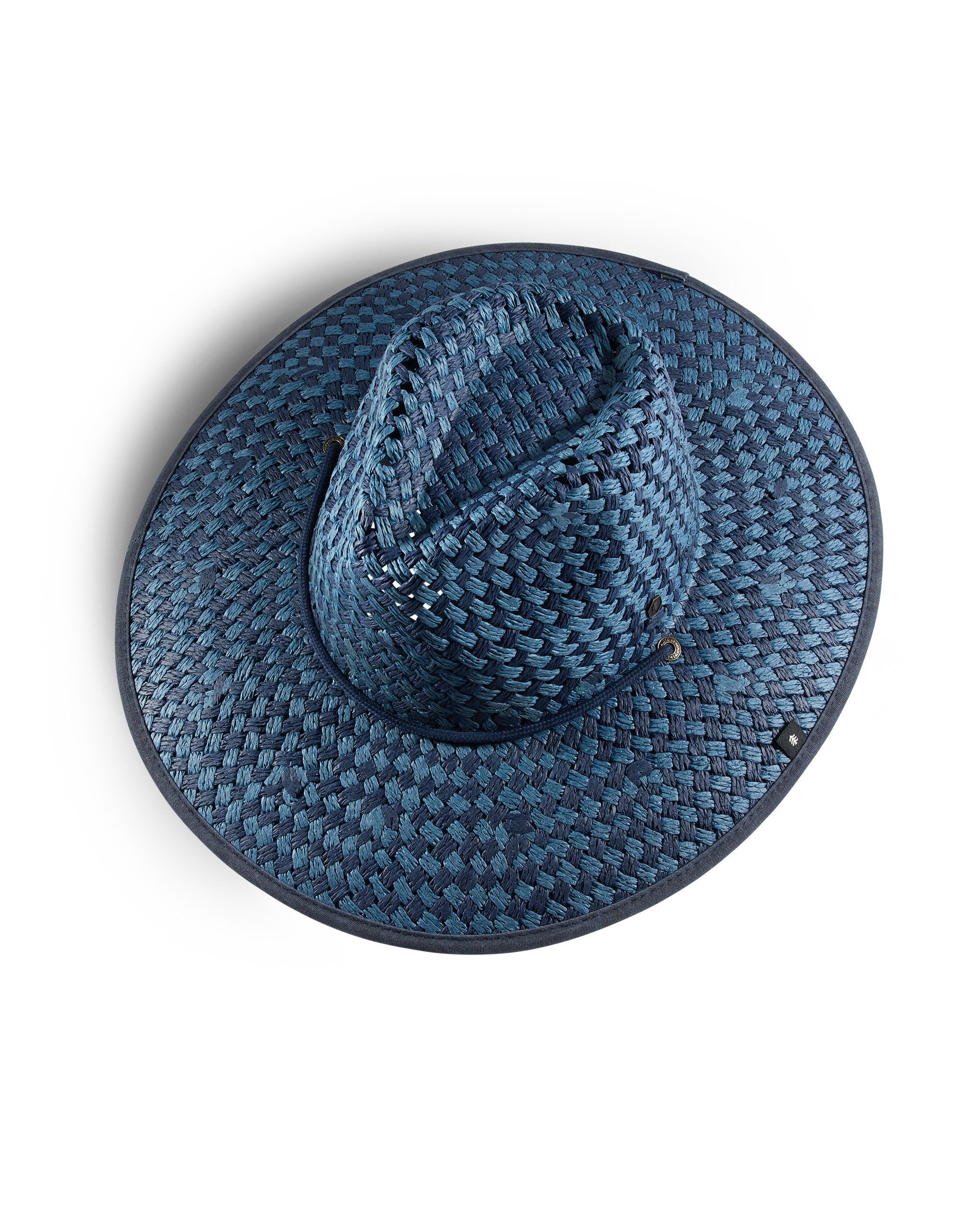 Hemlock Lana Paper Straw Lifeguard Hat top view