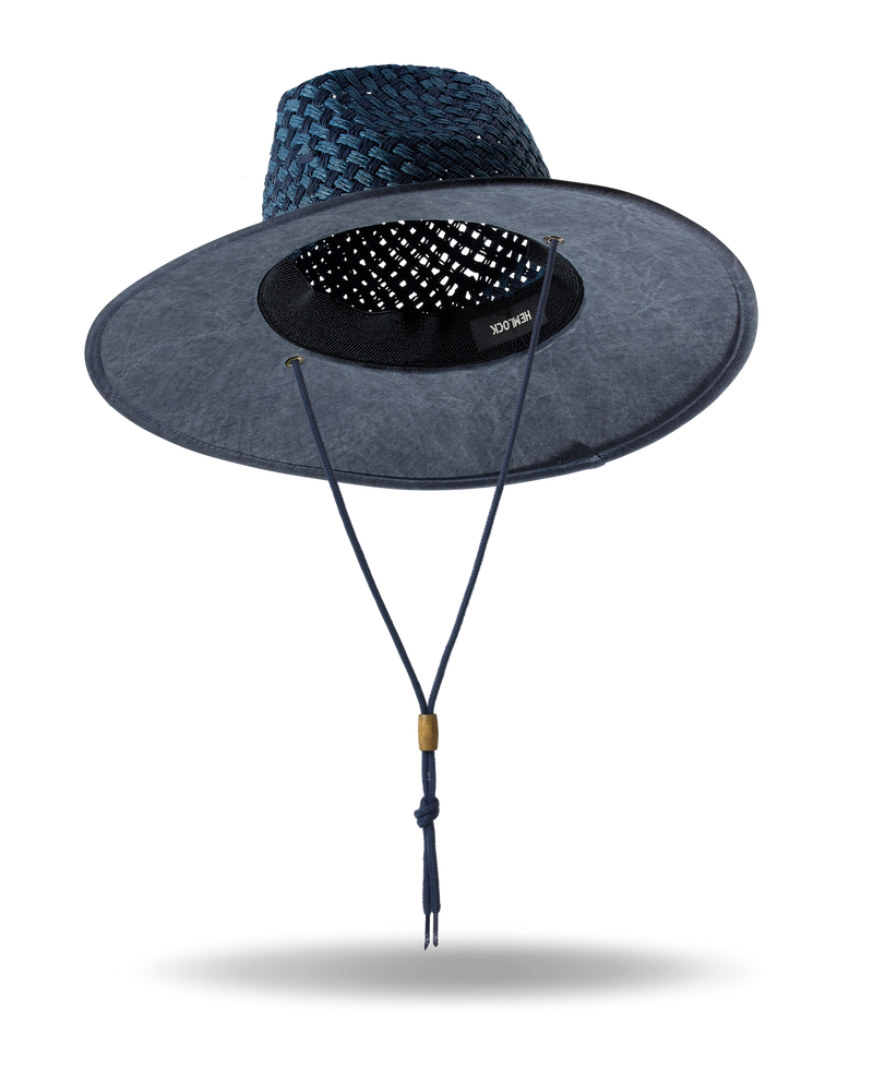 Hemlock Lana Paper Straw Lifeguard Hat