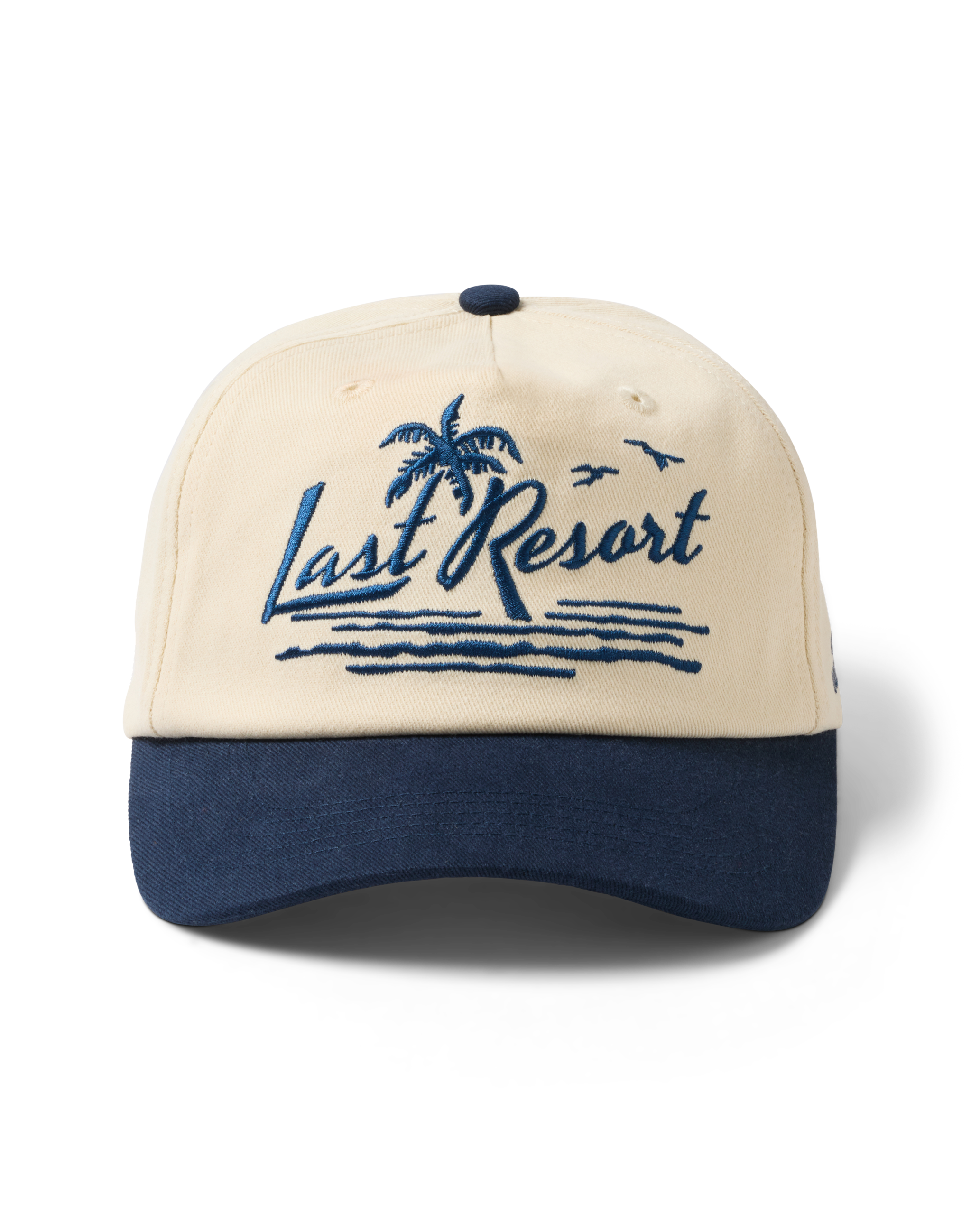 Hemlock Last Resort Baseball Hat in Navy front