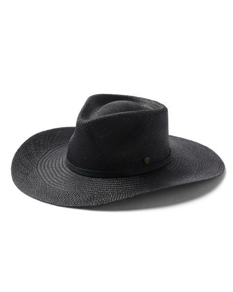 Lazo Panama Straw Cowboy in Black – Hemlock Hat Co.