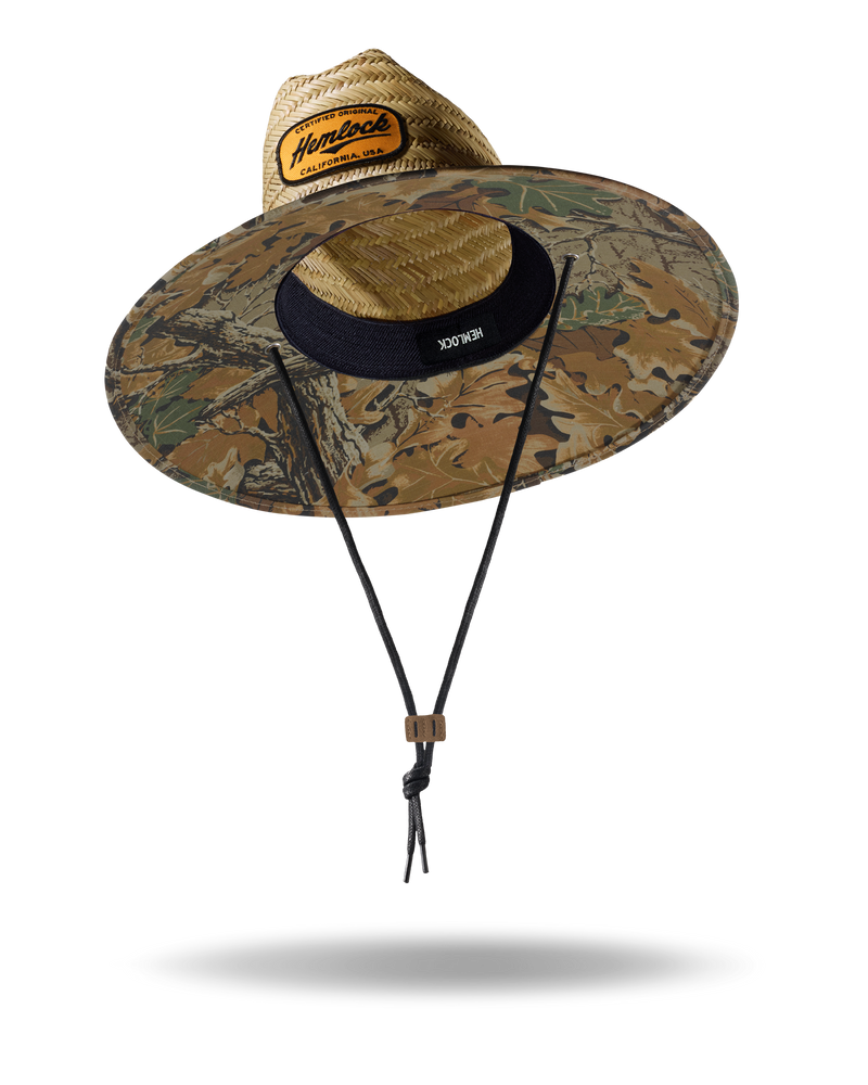 Hemlock UPF50+ Lifeguard Straw Hat Realtree® Advantage Camo print