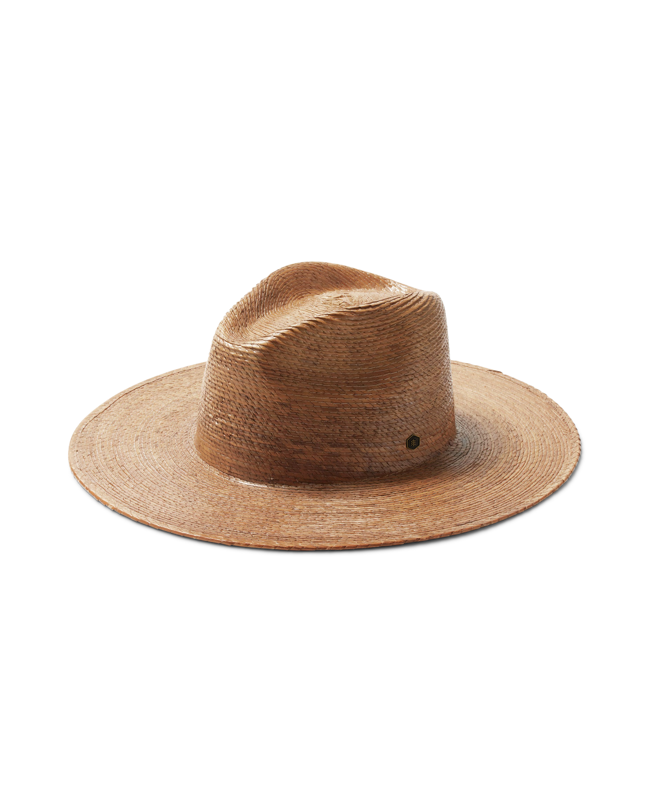 Hemlock Madero Straw Fedora in Toast color