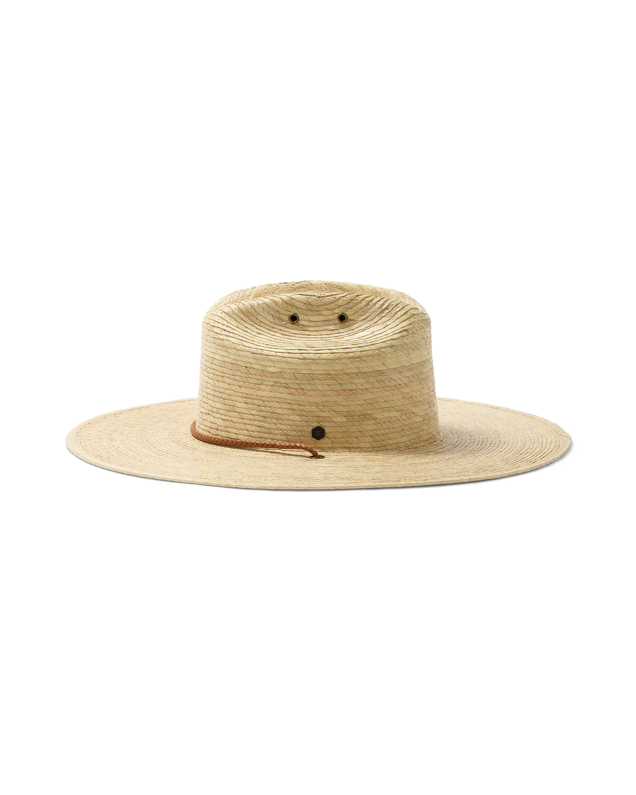 Hemlock Monterrey Straw Lifeguard Hat in Natural side view