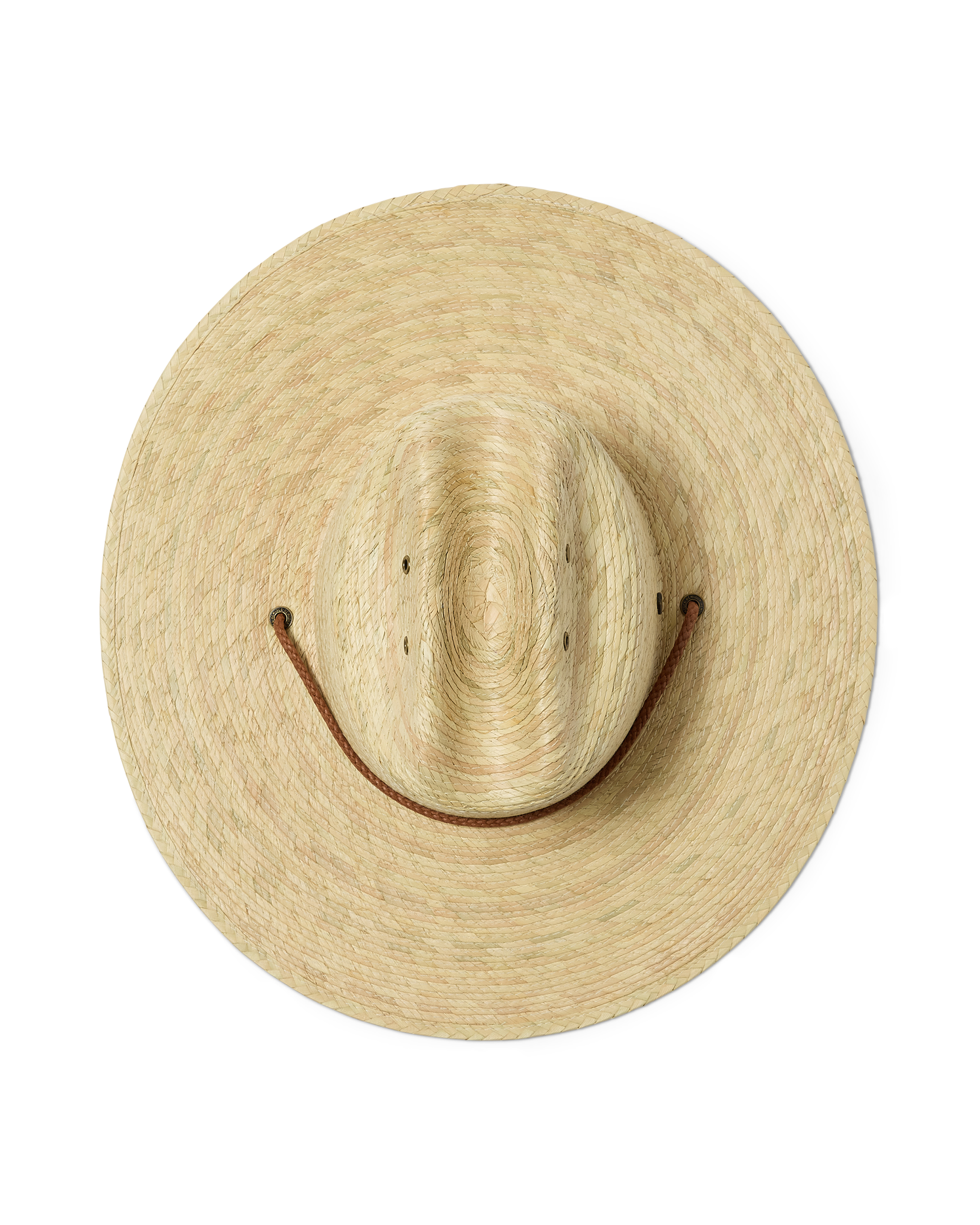 Hemlock Monterrey Straw Lifeguard Hat in Natural top view