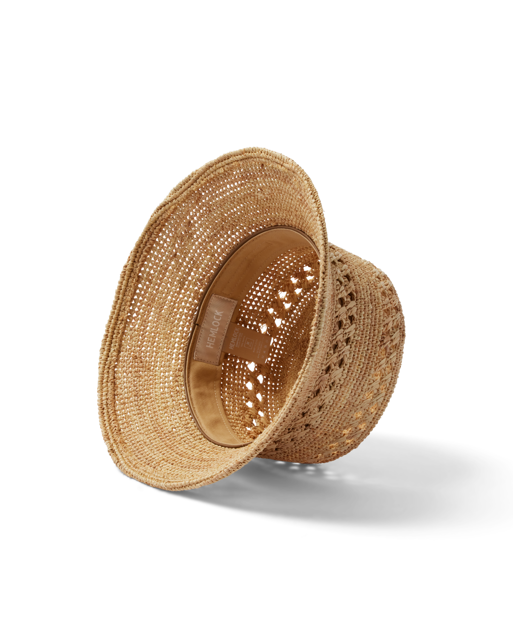 Hemlock Olivia Bucket in Natural bottom view