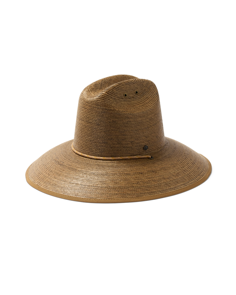Hemlock Santos Straw Lifeguard Hat in Toast