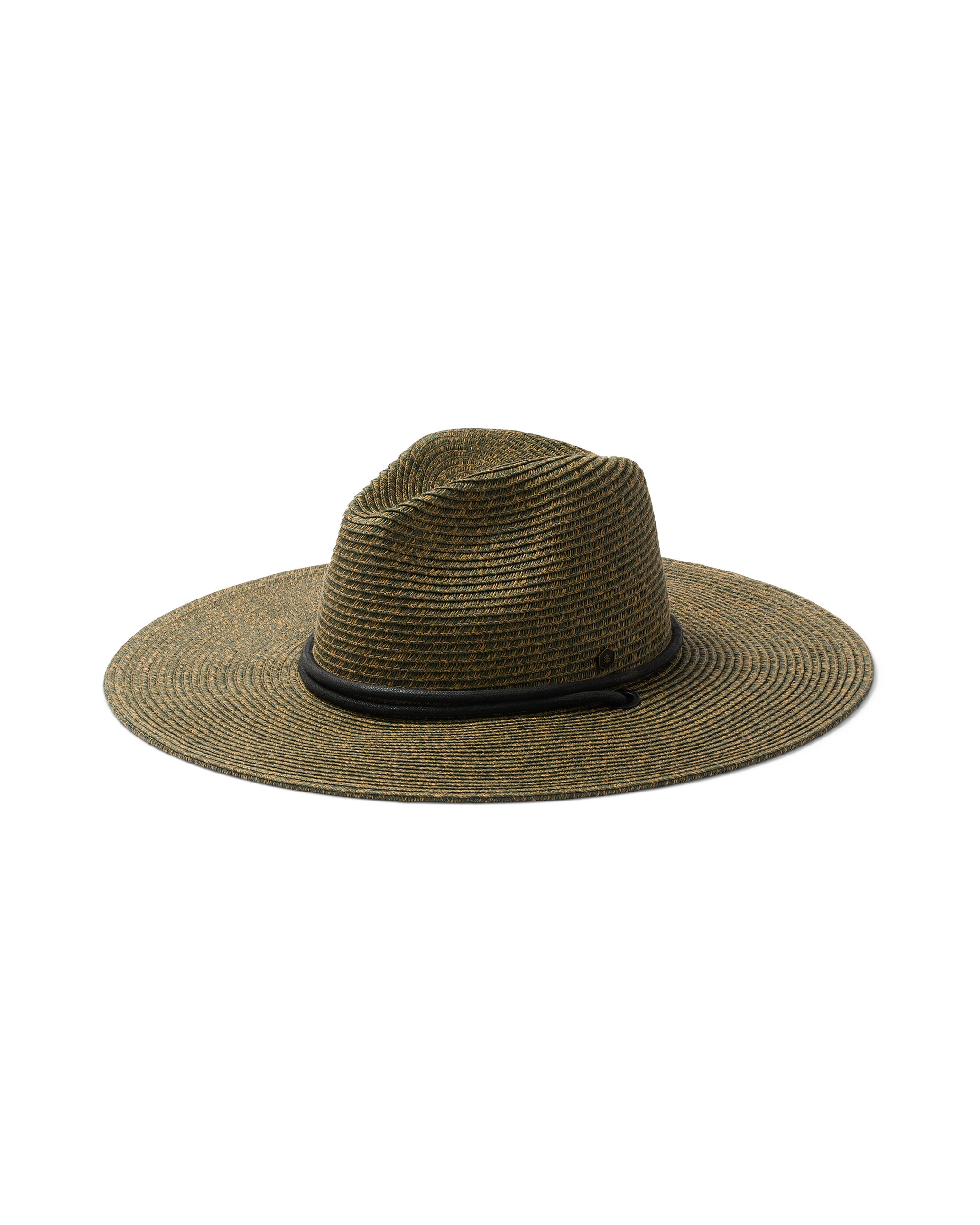 Seaside Packable Fedora in Black & Bronze