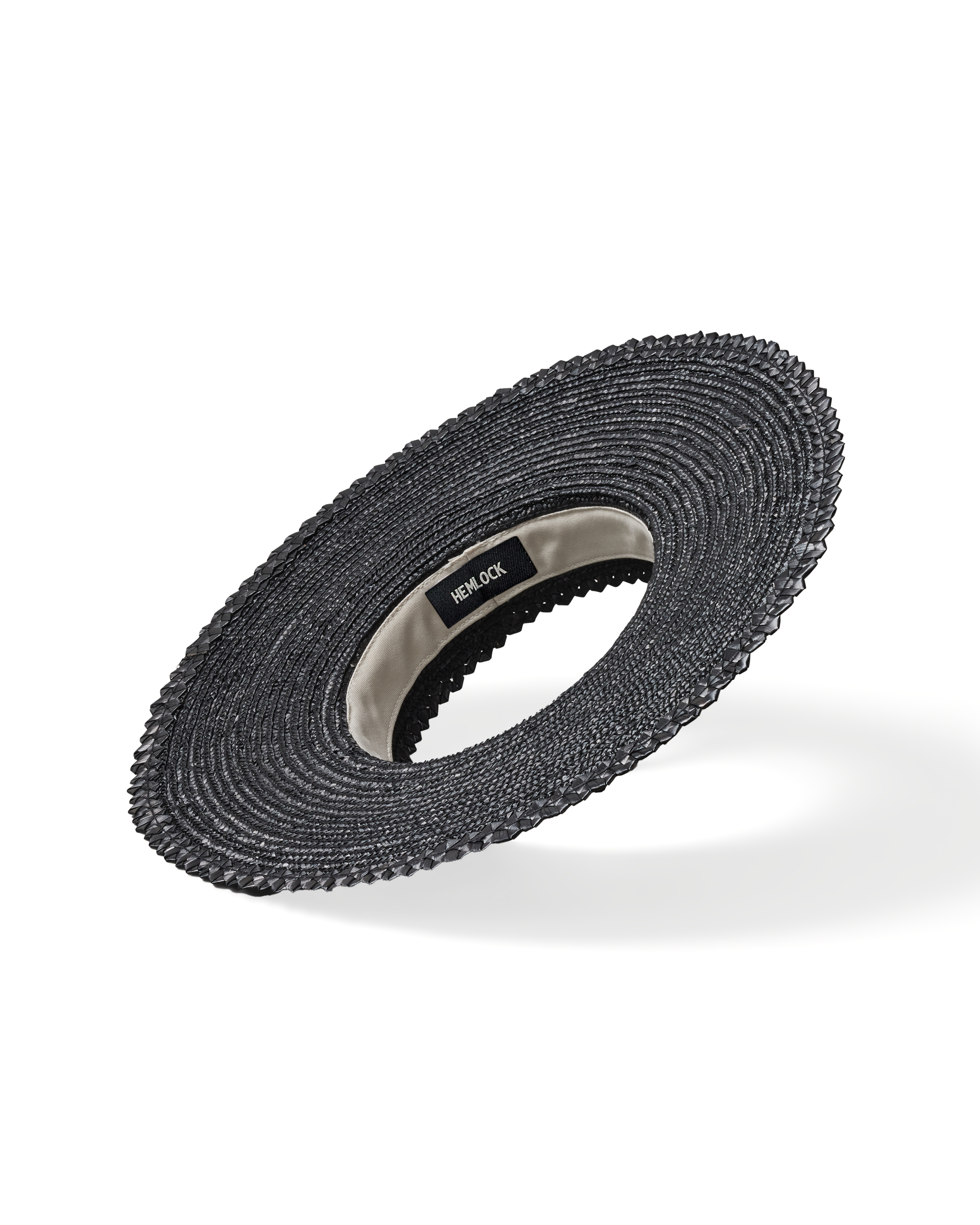 Hemlock Tropez Visor in Onyx bottom view