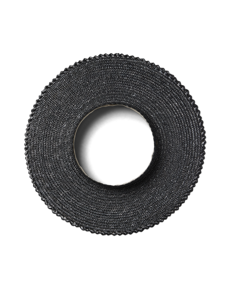 Hemlock Tropez Visor in Onyx top view