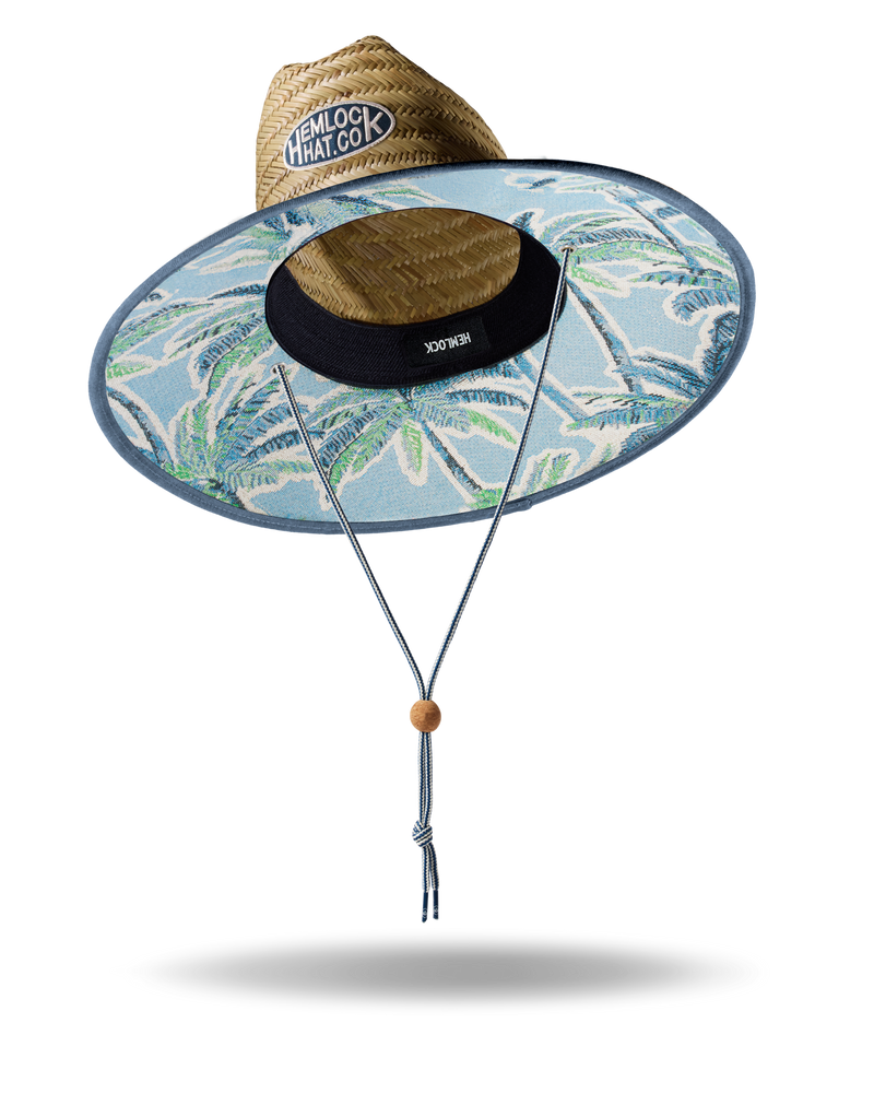 UPF50+ Lifeguard hat in Jacquard Palms
print