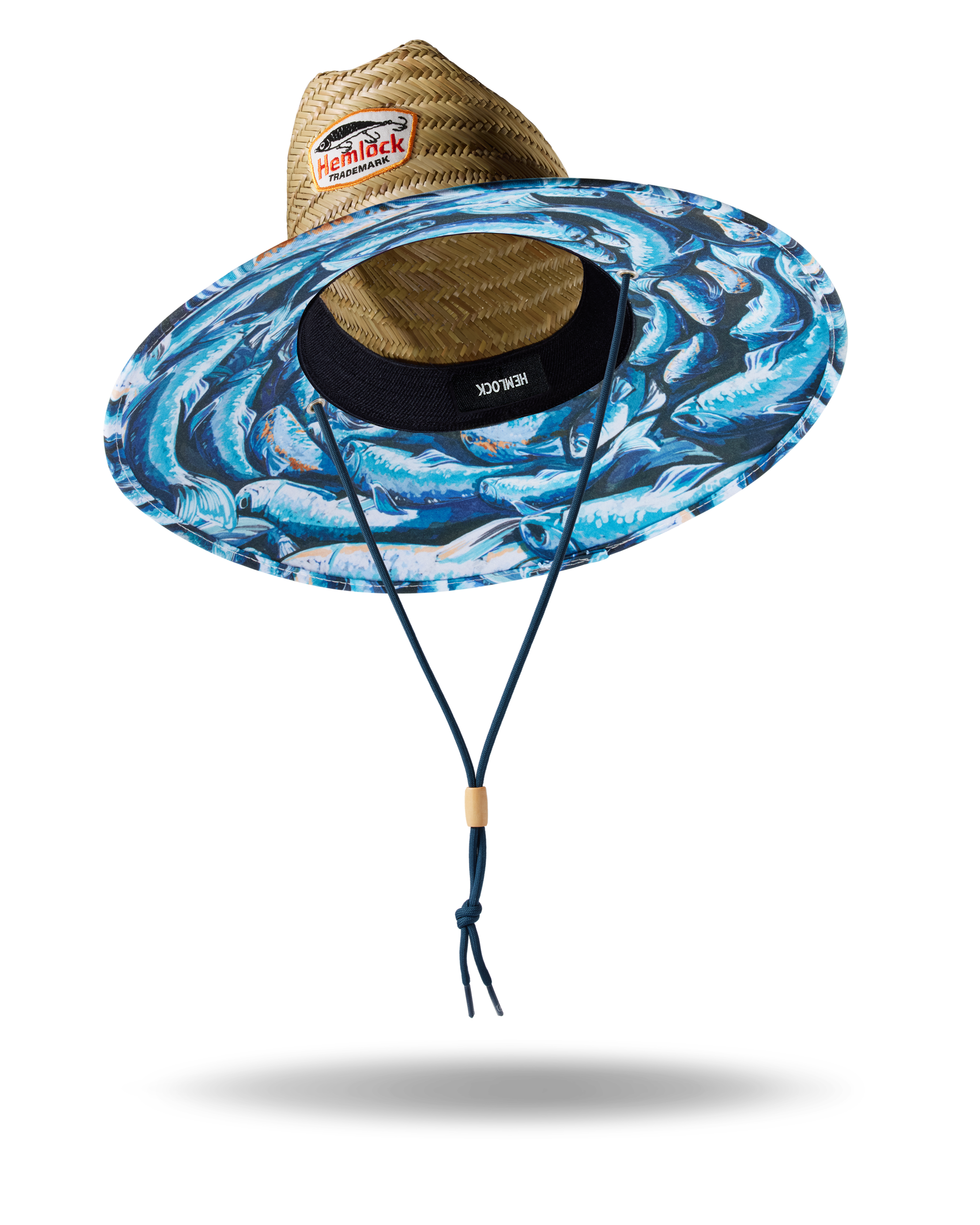 UPF50+ Lifeguard hat in Blue Fish
print 