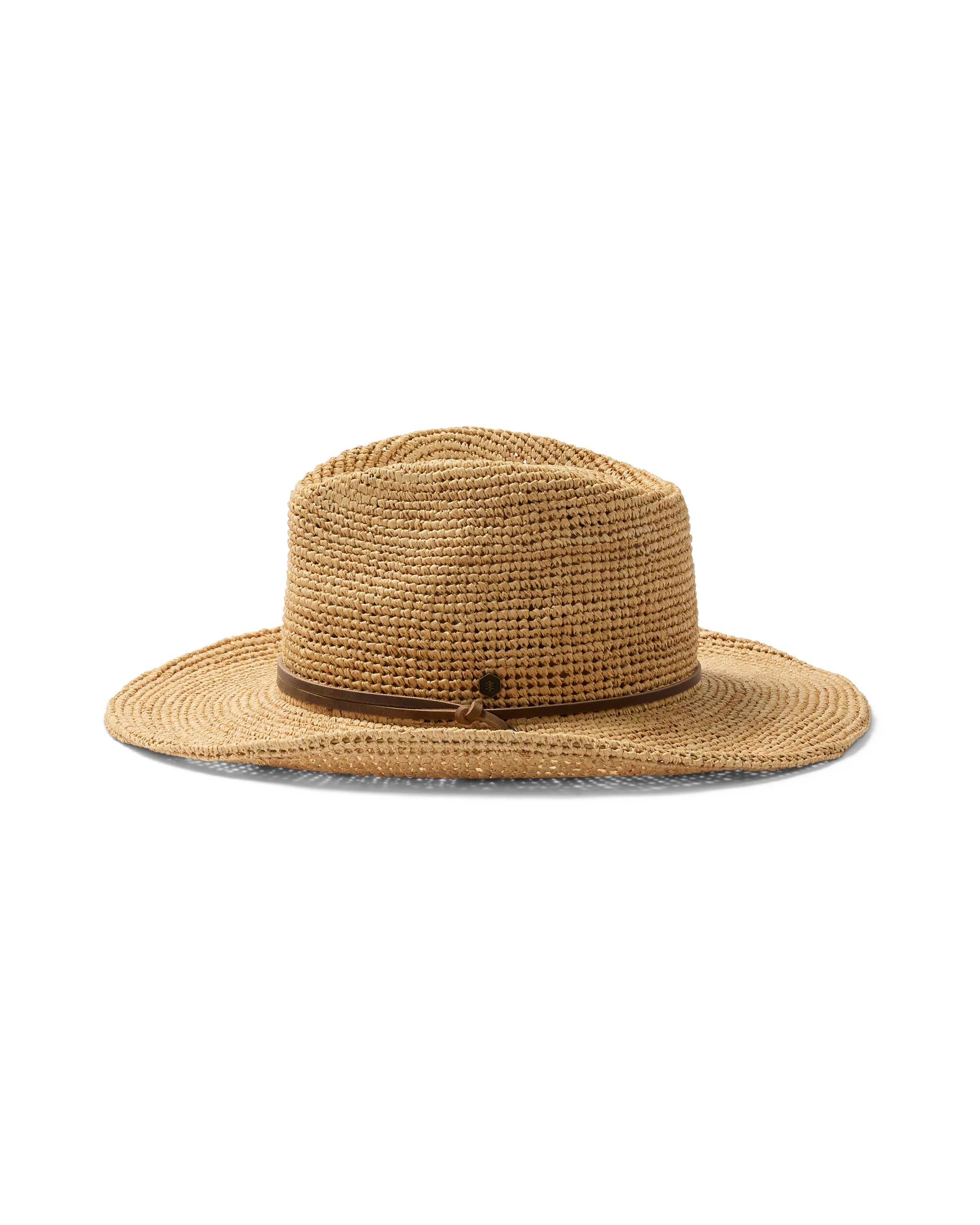Wynona Packable Raffia Cowboy in Natural side view
