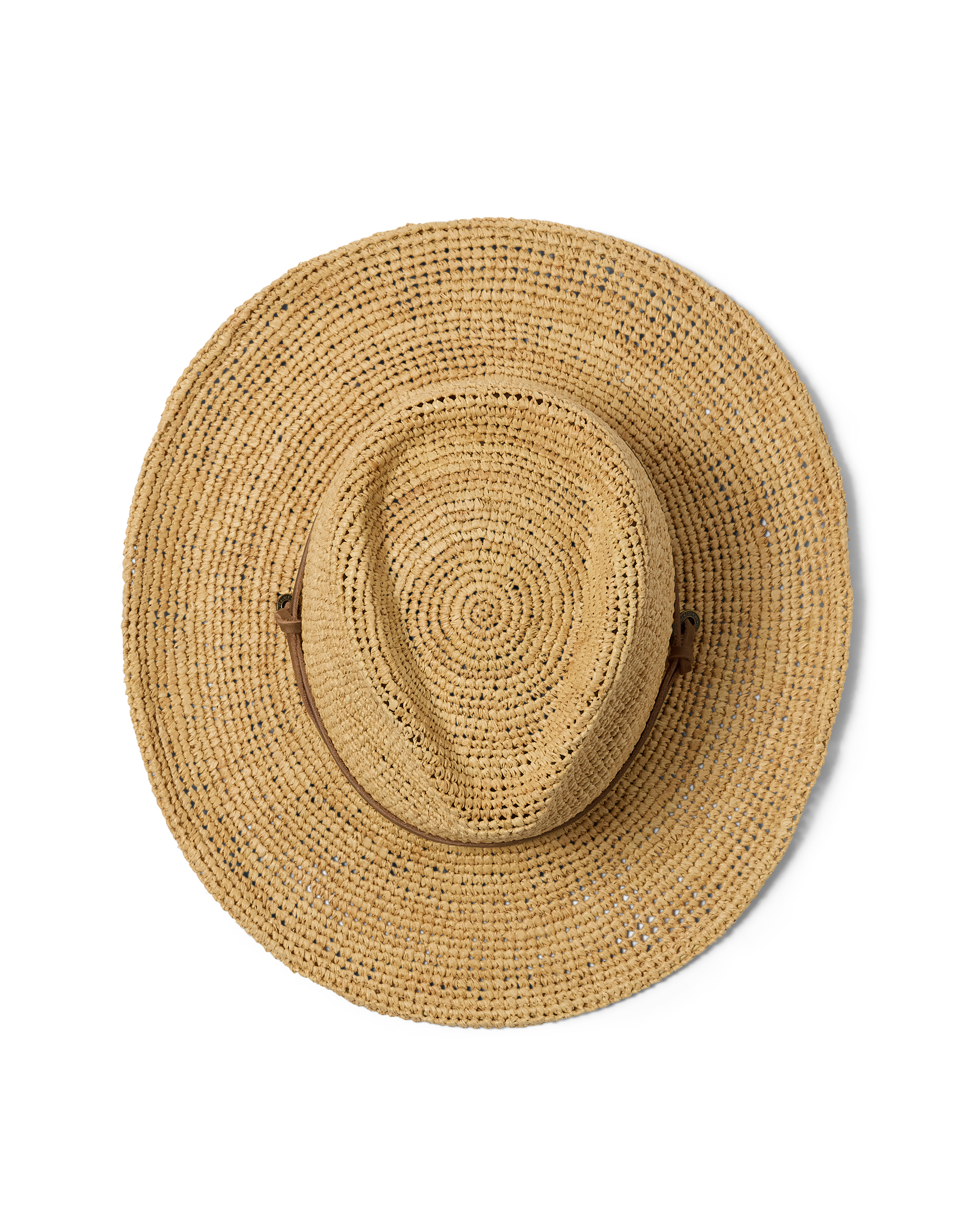 Wynona Packable Raffia Cowboy in Natural top view